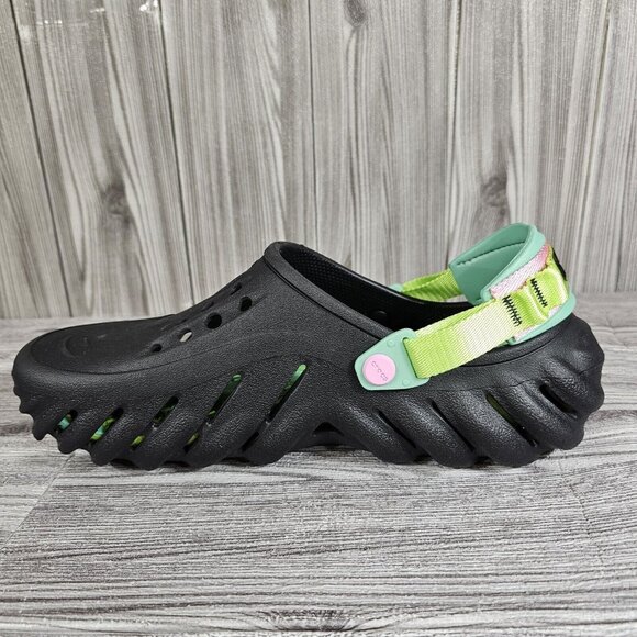 Crocs Echo Clog Shoes Spring Break Edition Black/Multicolored - Men\'s Size13 NEW main image 14
